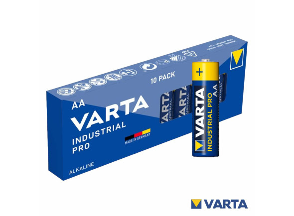Varta Pilha Alcalina LR6/AA 1.5V 10x Industrial Pro Varta Pilha Alcalina LR6/AA 1.5V 10x Industrial Pro